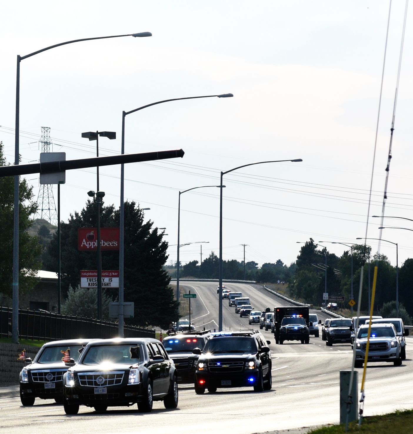 Trump Motorcade